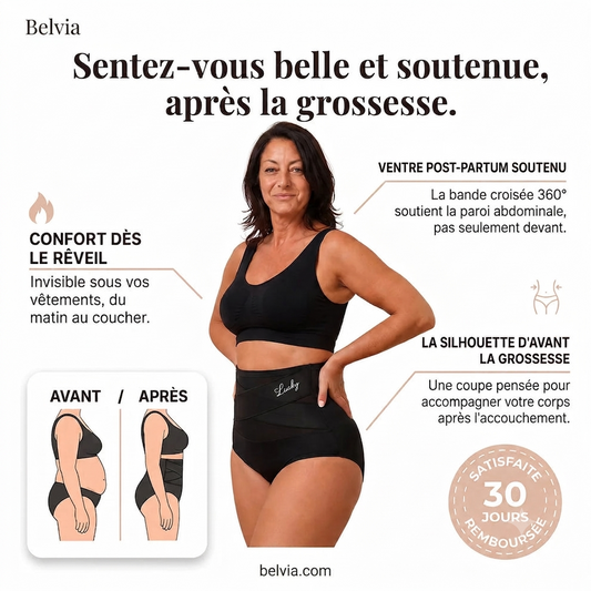Culotte Gainante Sans Couture – Taille Haute & Effet Ventre Plat