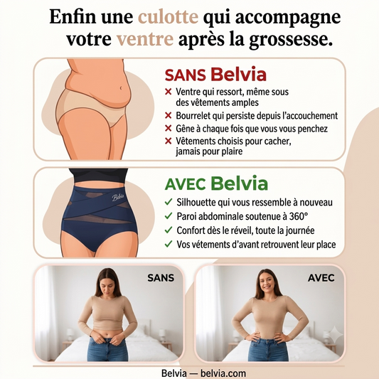 Culotte Gainante Sans Couture – Taille Haute & Effet Ventre Plat